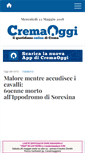 Mobile Screenshot of cremaoggi.it